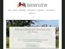 Tablet Screenshot of bankview.org